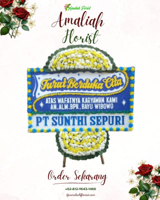 Papan Bunga Duka di Cigondewah Rahayu
