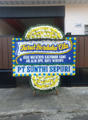 Papan Bunga Duka di Cigondewah Rahayu