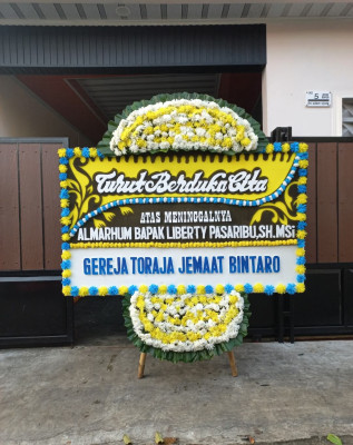 Papan Bunga Duka di Cigondewah Rahayu